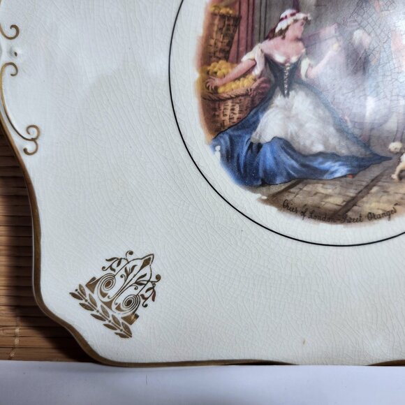 Cries of London Plate Sweet Orange 11 3/4" Collectible Staffordshire England - Picture 8 of 12